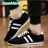 Red Canvas Shoes Black Casual Men Shoes Men 2017 New Arrivals Spring Autumn Lace-up Shoes Fashion Breathable Male Flats Shoes