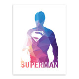 Modern Original Geometric Abstract Super Hero Batman Hulk Movie Canvas A4 Print Poster Wall Picture Home Decor Painting No Frame