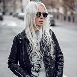 Modern Fashion Panto Flat Front Metal Aviator Sunglasses
