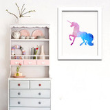 Modern Decor Frameless Wall Picture Unicorn Pattern Waterproof Canvas Art Print Poster Wall Pictures For Living Room Home Decor
