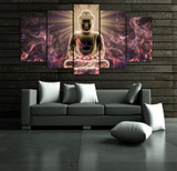 Modern buddha painting print picture wall art buddha printed canvas printed pictures 5 pieces buddha canvas art