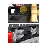 Model building kits compatible with lego city train rail 009 3D blocks Educational model building toys hobbies for children