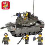 Model building kit compatible with lego military Main Battle Tank 3D blocks Educational model building toys hobbies for children