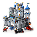 Model building kits compatible with lego Castle Medieval Lion 3D blocks Educational model building toys hobbies for children