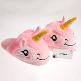 Mntrerm 2017 Unisex Unicorn Cotton Home Slippers Spring Warm Chausson Licorne Indoor Cartoon Slippers Shoes For Teen Boys Girls