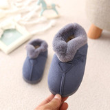 Mntrerm 2017 Children Indoor Home Slippers Winter New High Suede Cotton Slippers Warm Boys And Girls Children Cotton Shoes