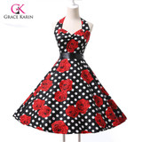 2017 Plus Size Womens clothing New Summer Style 50s Vintage pin up 60s Cocktail dresses Rockabilly Retro Floral print Party gown 2017 Plus Size Womens clothing New Summer Style 50s Vintage pin up 60s Cocktail dresses Rockabilly Retro Floral print Party gown