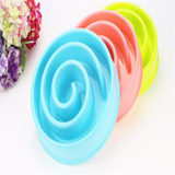 2017 Pet Dog Cat Interactive Slow Food Bowl Anti Gulp Feeder Healthy Bloat Dish Dog Bowl