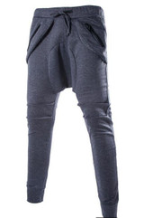 2017 personality zipper Korean Harem pants mens Small straight casual pants fashion sweatpants