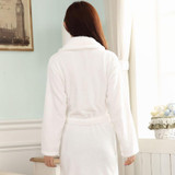 2017 Peignoir Homme Kimono Camisola Robes Bathrobe Men Fall Winter Flannel Nightgown Long Sleeved Robe Woman Couple Thickened