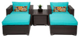 2017 Patio Furniture 5 Piece Outdoor Wicker Patio Sofa Lounge Set