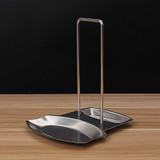 2017 Pan Pot Cover Lid Rack Stand Stainless Steel Spoon Holder Stove Organizer Storage Rests Kitchen Accessories Tool Hot Sal