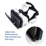 2017 OYOVR Y4 (4.0 Version) Google cardboard VR BOX with Headphone VR Virtual Reality 3D Glasses For 4.7 - 6.2 inch Smartphone
