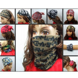 2017 Outdoors Bandana Multifunction Tubular Scarf Headband Face Mask Headband Outdoor &amp; Fishing Bandana Flower Scarf BC-5059