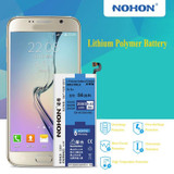 2017 Original NOHON Battery For Samsung Galaxy S6 G920 G920F G920i G9200 G9208 G9209 EB-BG920ABE 2550mAh Replacement Batteries