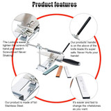 2017 Original Knife Sharpener All Iron Steel Professional Chef Knife Sharpener Kitchen Sharpening System Fix-angle 4 Whetston