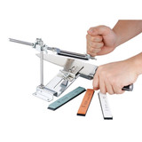2017 Original Knife Sharpener All Iron Steel Professional Chef Knife Sharpener Kitchen Sharpening System Fix-angle 4 Whetston