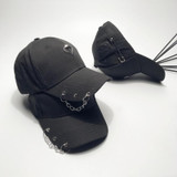 2017 Original design  fashion metal ring chain pendant pin baseball cap all-match