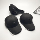 2017 Original design  fashion metal ring chain pendant pin baseball cap all-match