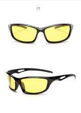 2017 Night Drive Mens Sunglasses Polarized  Sunglasses Brand Yellow Lens Night Vision Driving Glasses Goggles Reduce Glare