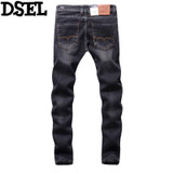 2017 Newly DSEL Brand Jeans Men Black Color Slim Fit Skinny Jeans For Men Elastic Pants Designer Men Ripped Jeans 2017 Newly DSEL Brand Jeans Men Black Color Slim Fit Skinny Jeans For Men Elastic Pants Designer Men Ripped Jeans