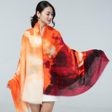 2017 Newest Womens Scarfs Fashionable Printing Winter Scarf Women Shawls Warm Scarves Brand cotton Scarf Woman Wrap Bandana