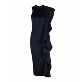 2017 Newest Winter Dress Women Celebrity Party Sleeveless One-Shoulder Sexy Night Out Dress Women Wholesale Bodycon Vestidos