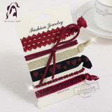 2017 New Elastic Hairband Girl Headband Women Elastic Hair bands Hair Tips Accessories Handband Hair Rope Tie Cotton Headwear