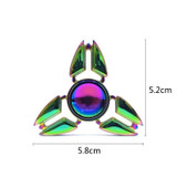 2017 New EDC Tri-Spinner Fidget Toys Pattern Hand Spinner Metal Fidget Spinner and ADHD Adult decompression toys Action