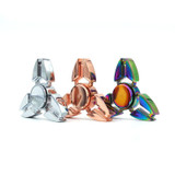 2017 New EDC Tri-Spinner Fidget Toys Pattern Hand Spinner Metal Fidget Spinner and ADHD Adult decompression toys Action