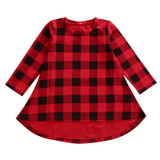 2017 New Dress Spring Autumn Cute Princess Girls Long Sleeve Plaid Cotton Dress Party Formal Baby Dresses 2017 New Dress Spring Autumn Cute Princess Girls Long Sleeve Plaid Cotton Dress Party Formal Baby Dresses