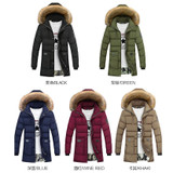 2017 New Down Coats Brand Jackets Men Parka High Quality Casual Warm Hooded Fur Collar Down Coats Winter Tend Jackets Plus Size