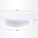 2017 New DIY Cakes Decoration Turntable Manually Rotating Round Shaped Cake Mounting Rotary Pattern for Birthday Valentine's Day