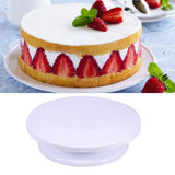 2017 New DIY Cakes Decoration Turntable Manually Rotating Round Shaped Cake Mounting Rotary Pattern for Birthday Valentine's Day