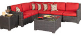 2017 New Design Wicker Patio Conversation Set Cheap Rattan Furniture
