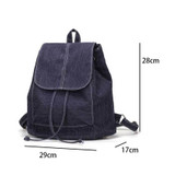 2017 New Design Soft Denim Women Backpacks Drawstring Bag School Bags Travel Bag Small Backpack Rucksack Bolsas Mochila Feminina