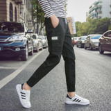 2017 new design fashion high quality pants hot sale trousers Simple color Very good match pants