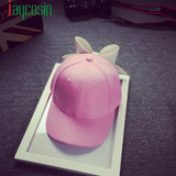 2017 New Design Cotton Fashion Solid Hats Snapback Sun Plain Hat Bowknot Patchwork Hat Adjustable Cap Baseball Unisex  17May 25