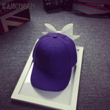2017 New Design Cotton Fashion Solid Hats Snapback Sun Plain Hat Bowknot Patchwork Hat Adjustable Cap Baseball Hats Unisex Ma012