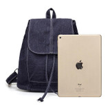 2017 New Denim Canvas Women Backpack Drawstring School Bags For Teenagers Girls Small Backpack Female Rucksack Mochilas Feminina