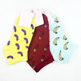 2017 New Cute fruit color love candy color cotton sock summer style women's socks women's thin sock slippers