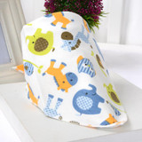 2017 New Cute Baby Bandana Bibs Cartoon Animal Print 100% Cotton Newborn Infant Girls Boys Toddler Triangle Scarf