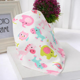 2017 New Cute Baby Bandana Bibs Cartoon Animal Print 100% Cotton Newborn Infant Girls Boys Toddler Triangle Scarf