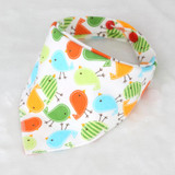 2017 New Cute Baby Bandana Bibs Cartoon Animal Print 100% Cotton Newborn Infant Girls Boys Toddler Triangle Scarf