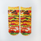 2017 NEW cute 3D Socks beauty short Women socks printed funny socks womens cotton sock white cat Multiple Colors for girls soks