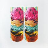 2017 NEW cute 3D Socks beauty short Women socks printed funny socks womens cotton sock white cat Multiple Colors for girls soks