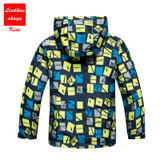 2017 New Children Boys/Girls Casual Windbreaker Jackets Coats Kids Outerwear Sporty With Hoodies Double-Deck Waterproof Clothes