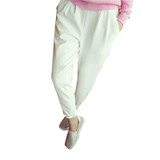 2017 New Casual Summer Harem Pants Women Trousers Elastic Waist Loose Female Black White
