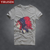 Mens T Shirts Fashion 2017 YiRuiSen Brand Men Short Sleeve T Shirt Men Casual 100% Cotton Tshirt Tops Camisetas Hombre Camisa