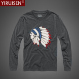 Mens T Shirts Fashion 2017 Hollistic Long Sleeve T Shirt Men AF Brand 100% Cotton O-neck T Shirt Autumn Clothing Casual T-shirt